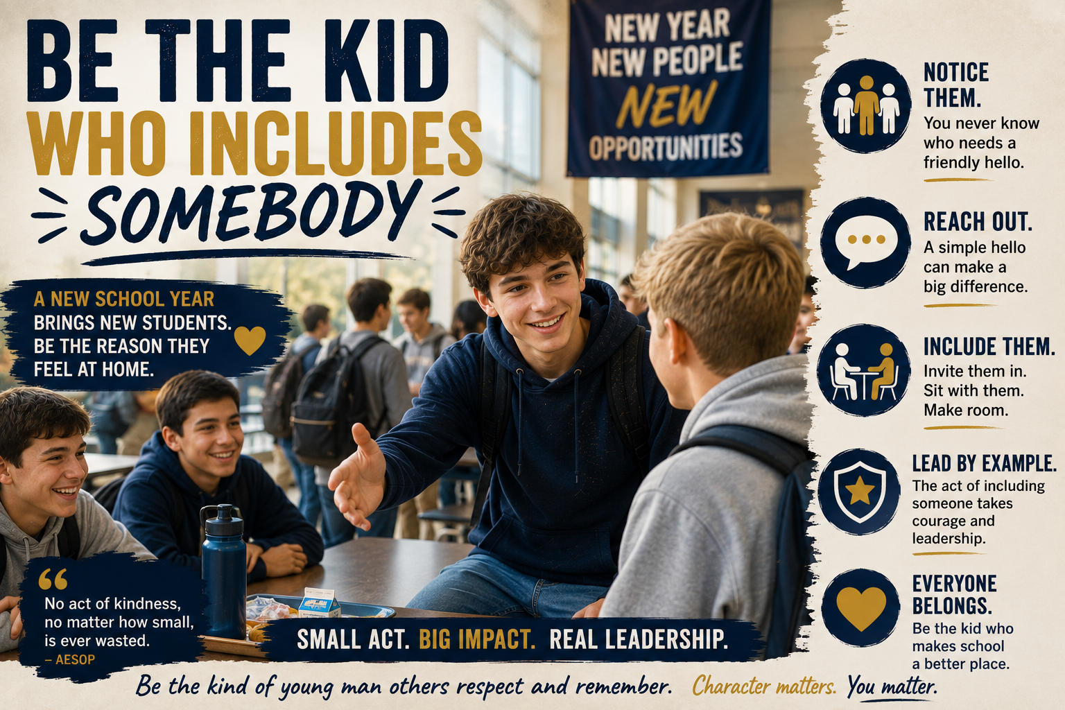 Be the Kid Who Includes Somebody